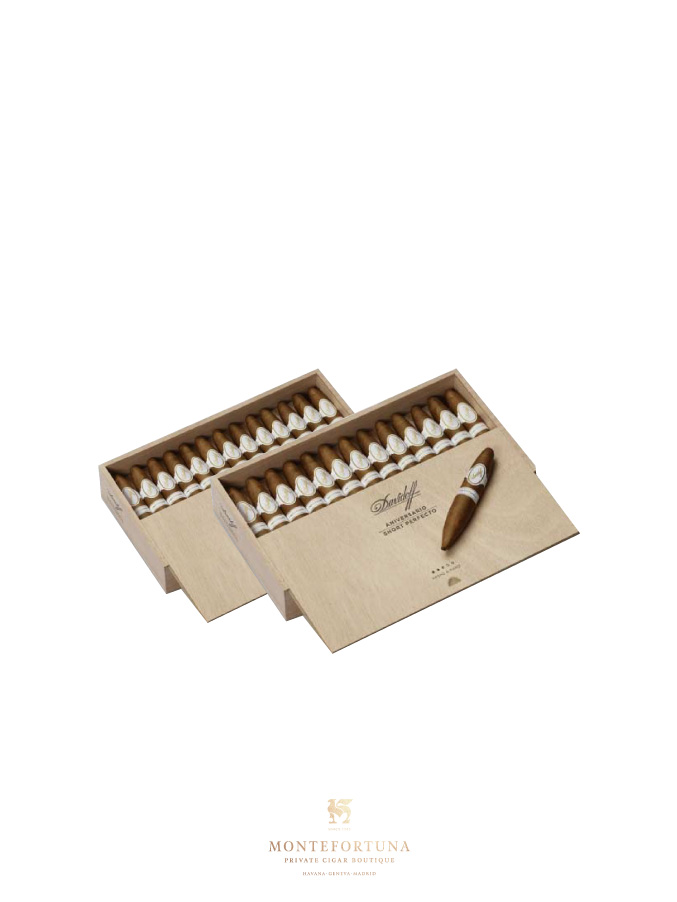 2 Boxes of 25 Davidoff Aniversario Short Perfecto (25)