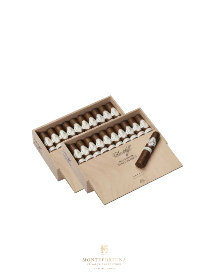 2 Boxes of 20 Davidoff Millennium Short Robusto